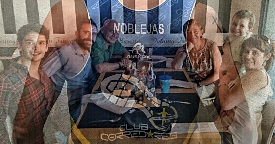 Doblegar el maratón del cáncer. Gracias a ti. Familia azul.