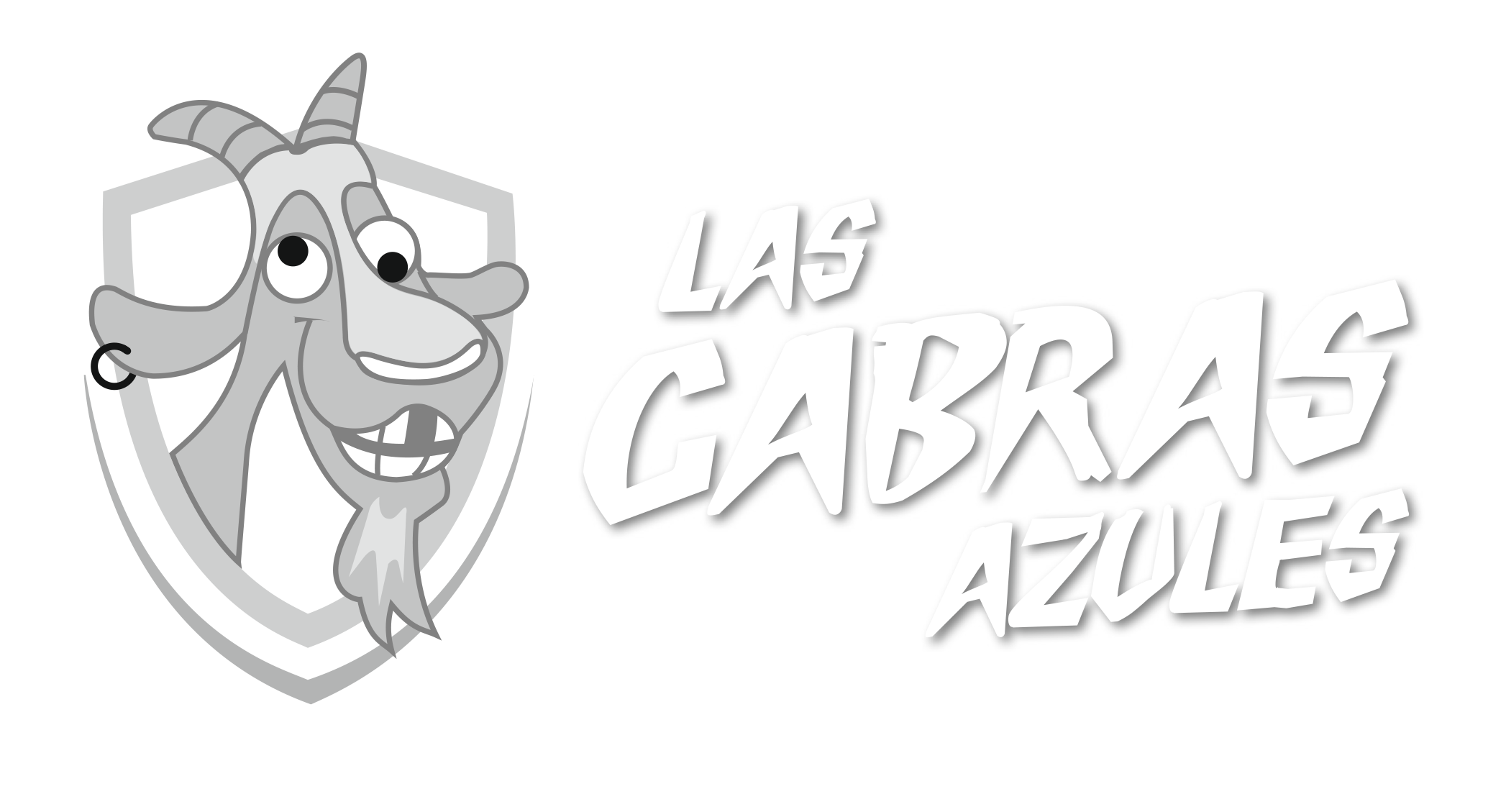 Logo blanco Las Cabras Azules