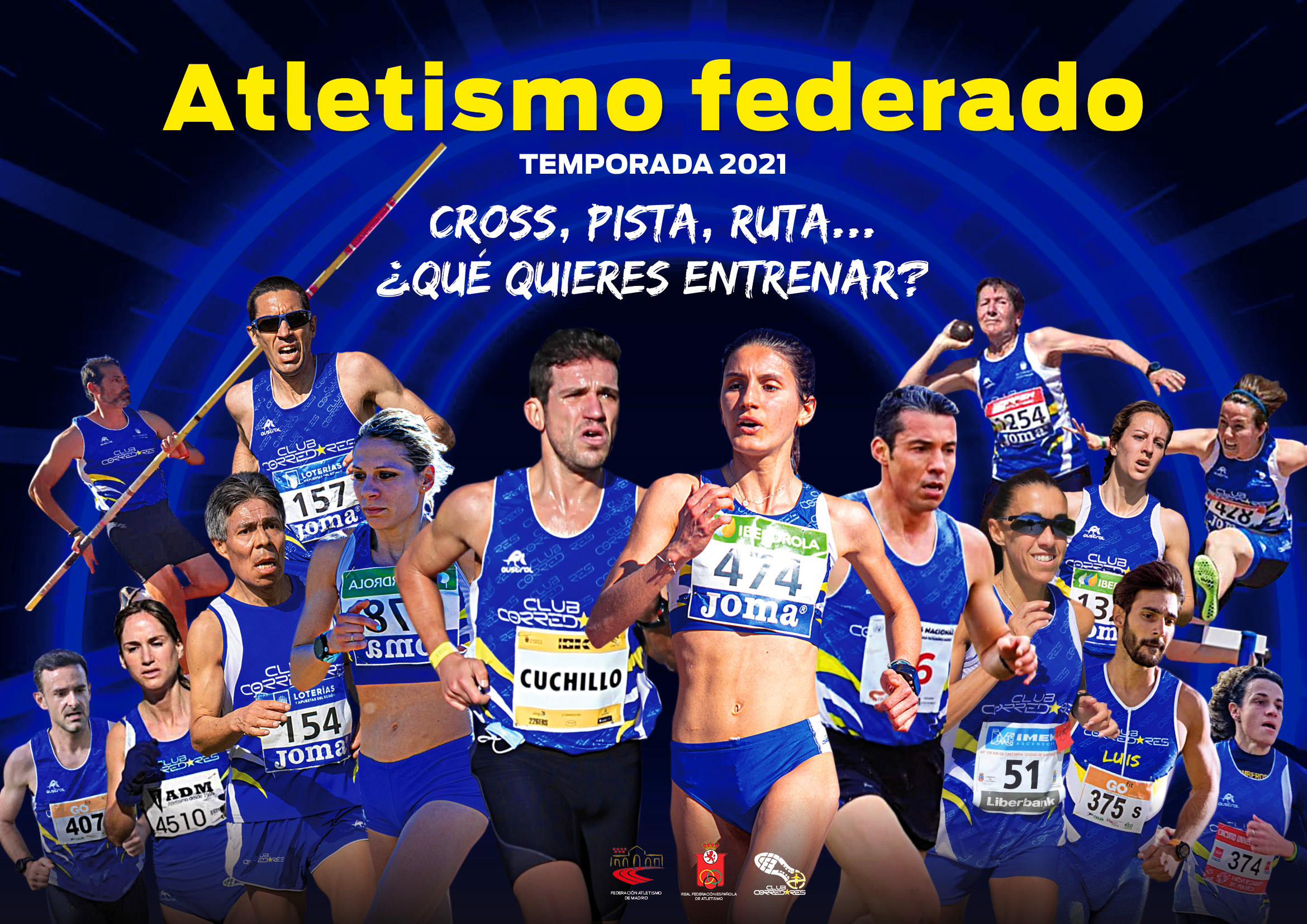 Federate con Club Corredores