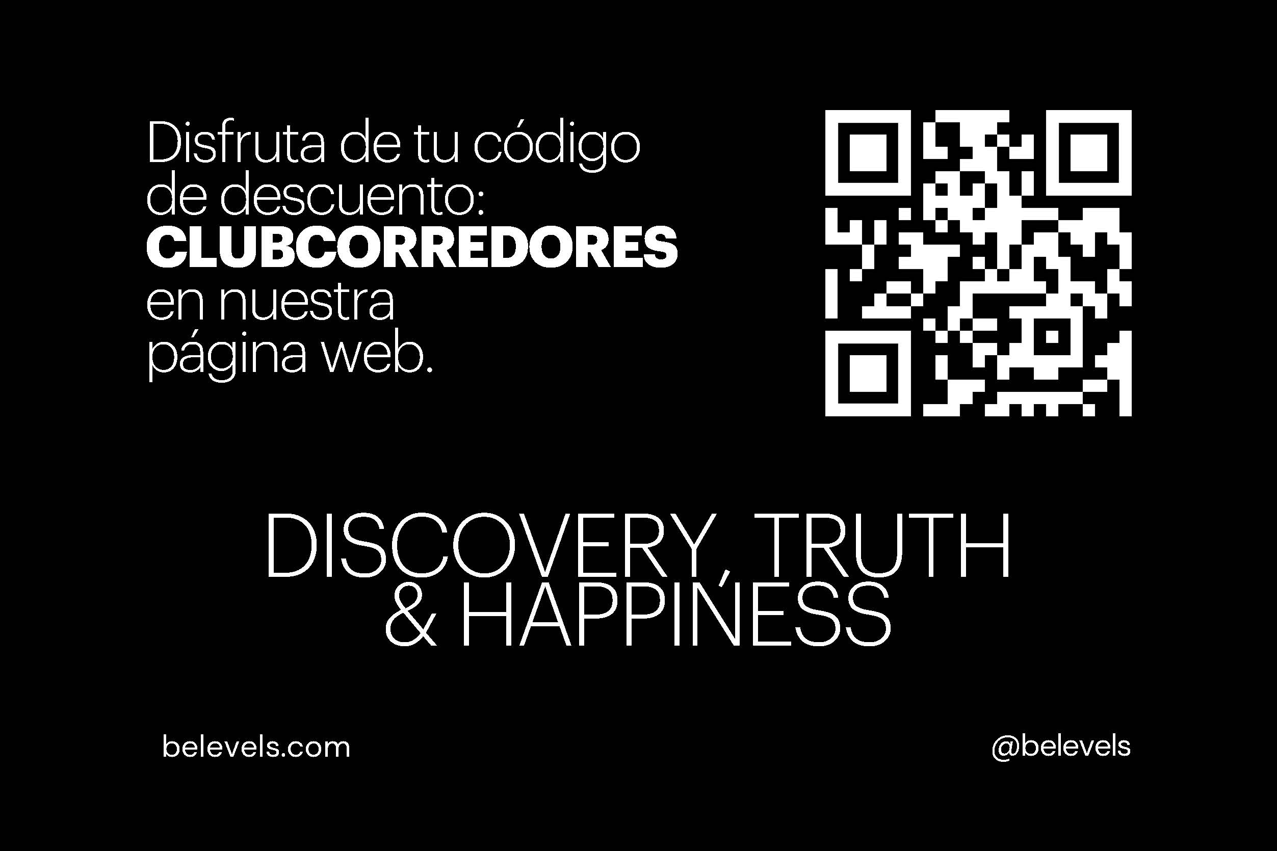 Descuento Acuerdo BeLevels y Club Corredores